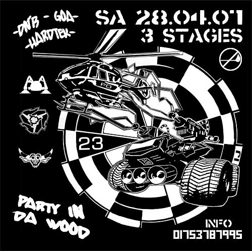 freeparty on 3 floors in da wood dresden