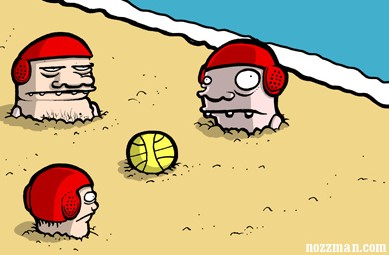 beach water polo never became really popular