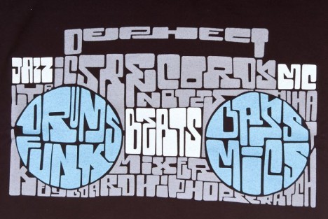 nice shirtdesign: dephect - word box