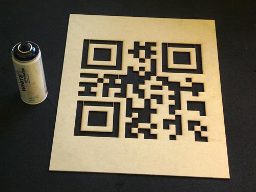 QR Code Stencil Generator