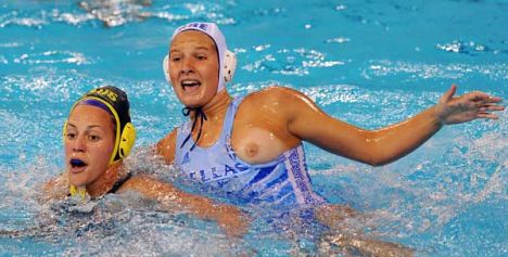 Water Polo Nipple Slip