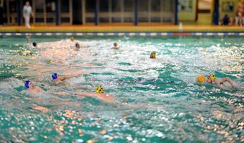 Water Polo Tilt-shift Foto 1